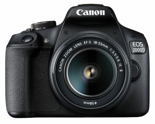 Canon EOS 2000D DSLR Camera & 18-55mm IS II Lens Bundle (Includes Bag & Memory Card) - Image 2