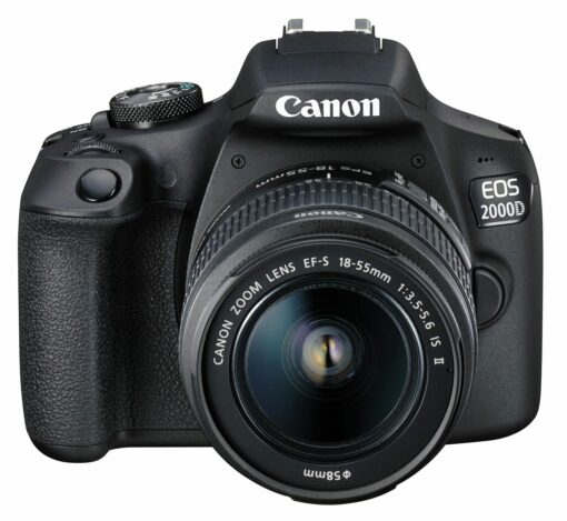 Canon EOS 2000D DSLR Camera & 18-55mm IS II Lens Bundle (Includes Bag & Memory Card) - Image 6