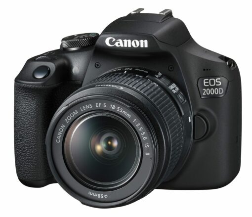 Canon EOS 2000D DSLR Camera & 18-55mm IS II Lens Bundle (Includes Bag & Memory Card) - Image 7