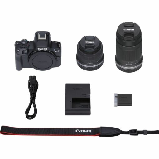 Canon EOS R50 Mirrorless Camera, 18-45mm IS STM Lens & 55-210mm IS STM Lens - Image 10