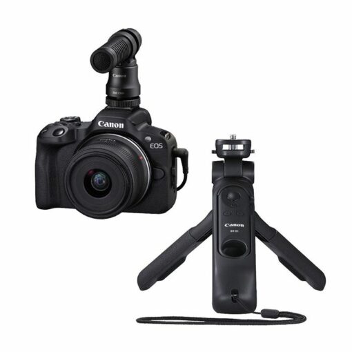 Canon EOS R50 Mirrorless Camera, 18-45mm IS STM Lens Vlogging Kit