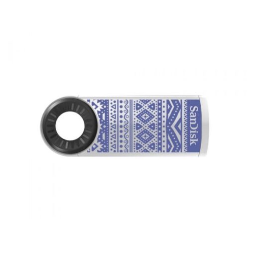 SanDisk Cruzer Dial USB Flash Drive 16GB Tile Blue