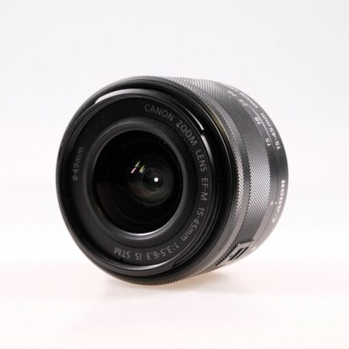 Used Canon 15-45mm f3.5-6.3 IS STM EF-M Zoom Lens - Image 4